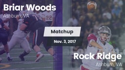 Matchup: Briar Woods High vs. Rock Ridge  2017