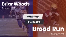 Matchup: Briar Woods High vs. Broad Run  2018