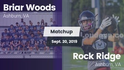 Matchup: Briar Woods High vs. Rock Ridge  2019