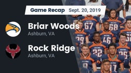 Recap: Briar Woods  vs. Rock Ridge  2019