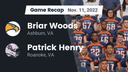 Recap: Briar Woods  vs. Patrick Henry  2022