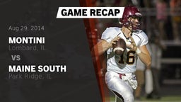 Recap: Montini  vs. Maine South  2014