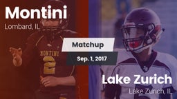 Matchup: Montini  vs. Lake Zurich  2017