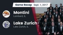 Recap: Montini  vs. Lake Zurich  2017