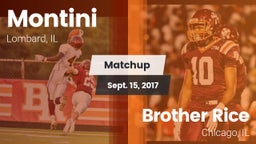 Matchup: Montini  vs. Brother Rice  2017