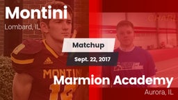 Matchup: Montini  vs. Marmion Academy  2017