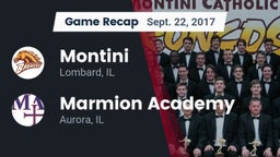 Recap: Montini  vs. Marmion Academy  2017