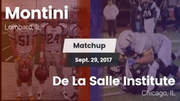 Matchup: Montini  vs. De La Salle Institute 2017