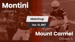 Matchup: Montini  vs. Mount Carmel  2017