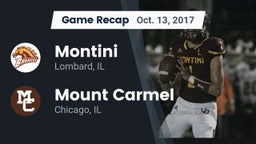 Recap: Montini  vs. Mount Carmel  2017