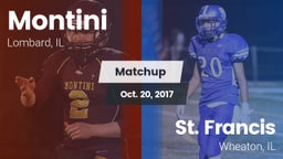 Matchup: Montini  vs. St. Francis  2017