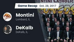 Recap: Montini  vs. DeKalb  2017