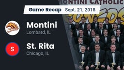 Recap: Montini  vs. St. Rita  2018