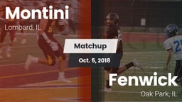 Matchup: Montini  vs. Fenwick  2018