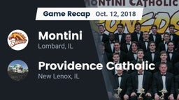 Recap: Montini  vs. Providence Catholic  2018