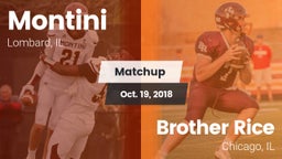 Matchup: Montini  vs. Brother Rice  2018