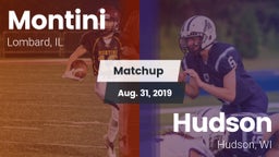 Matchup: Montini  vs. Hudson  2019