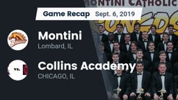 Recap: Montini  vs. Collins Academy 2019