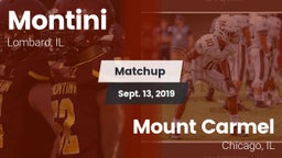Matchup: Montini  vs. Mount Carmel  2019