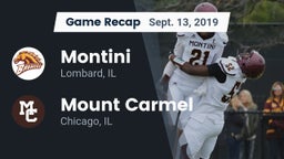 Recap: Montini  vs. Mount Carmel  2019