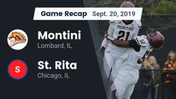 Recap: Montini  vs. St. Rita  2019
