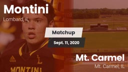 Matchup: Montini  vs. Mt. Carmel  2020