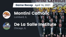 Recap: Montini Catholic  vs. De La Salle Institute 2021