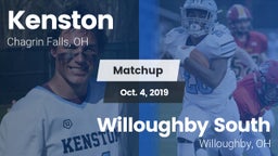 Matchup: Kenston  vs. Willoughby South  2019