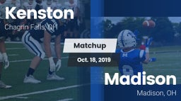 Matchup: Kenston  vs. Madison  2019