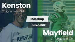 Matchup: Kenston  vs. Mayfield  2019