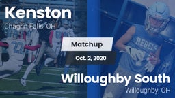 Matchup: Kenston  vs. Willoughby South  2020