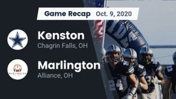 Recap: Kenston  vs. Marlington  2020