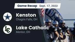 Recap: Kenston  vs. Lake Catholic  2022