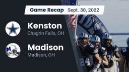 Recap: Kenston  vs. Madison  2022