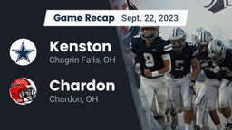 Recap: Kenston  vs. Chardon  2023