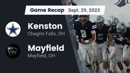 Recap: Kenston  vs. Mayfield  2023