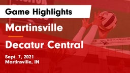 Martinsville  vs Decatur Central  Game Highlights - Sept. 7, 2021