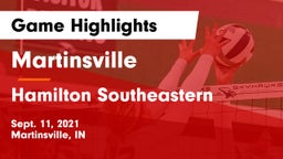 Martinsville  vs Hamilton Southeastern  Game Highlights - Sept. 11, 2021