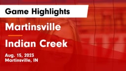Martinsville  vs Indian Creek  Game Highlights - Aug. 15, 2023