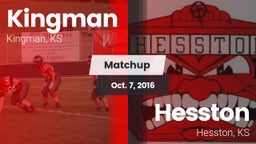 Matchup: Kingman  vs. Hesston  2016