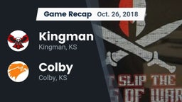 Recap: Kingman  vs. Colby  2018