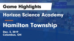 Horizon Science Academy  vs Hamilton Township  Game Highlights - Dec. 3, 2019