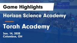 Horizon Science Academy  vs Torah Academy Game Highlights - Jan. 14, 2020