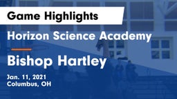Horizon Science Academy  vs Bishop Hartley  Game Highlights - Jan. 11, 2021