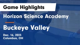 Horizon Science Academy  vs Buckeye Valley  Game Highlights - Dec. 16, 2023