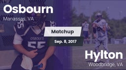 Matchup: Osbourn  vs. Hylton  2017