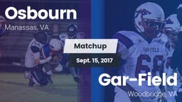 Matchup: Osbourn  vs. Gar-Field  2017