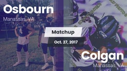 Matchup: Osbourn  vs. Colgan  2017