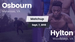 Matchup: Osbourn  vs. Hylton  2018