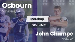 Matchup: Osbourn  vs. John Champe   2019